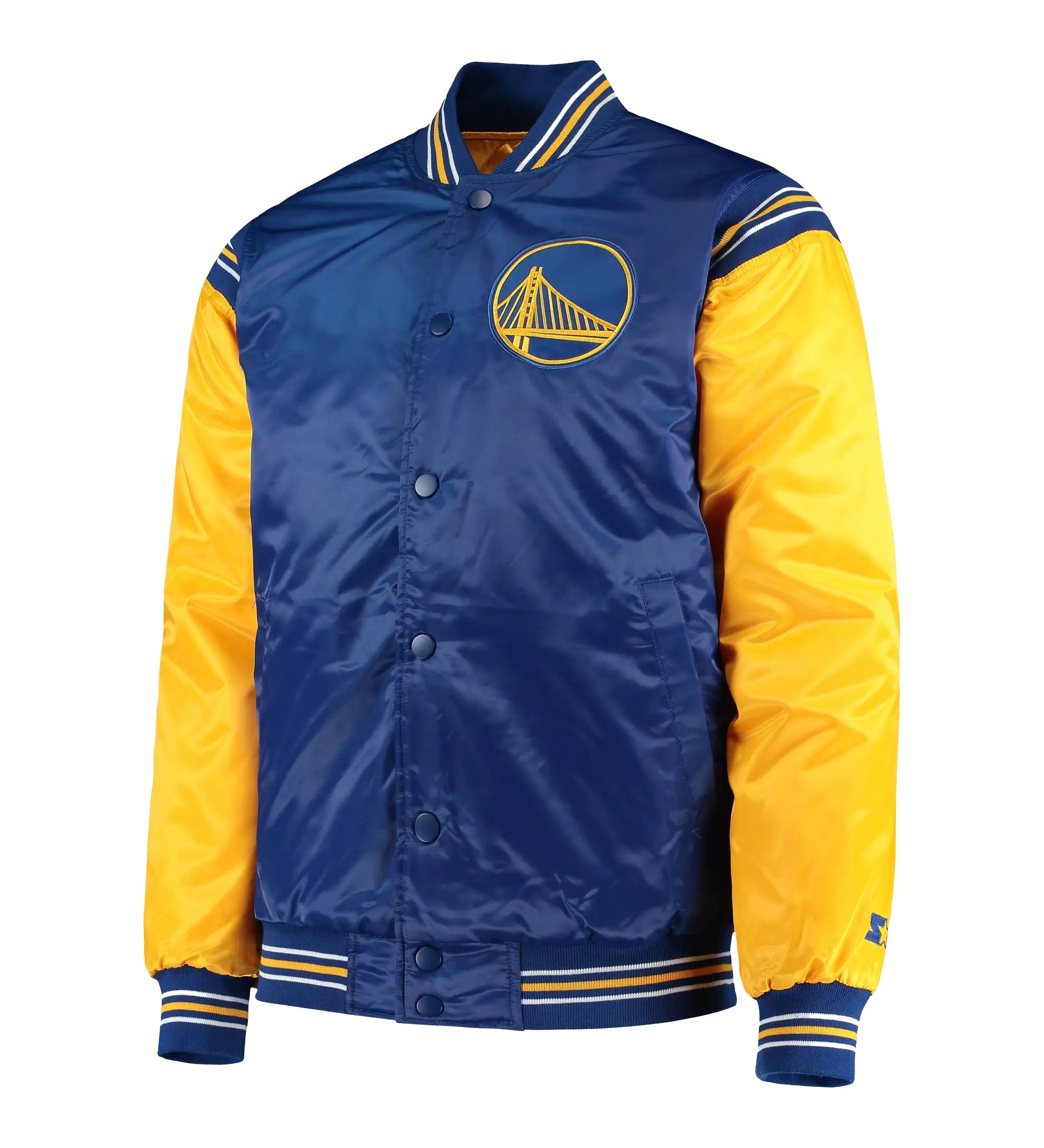 Golden State Warriors The Enforcer Varsity Satin Jacket