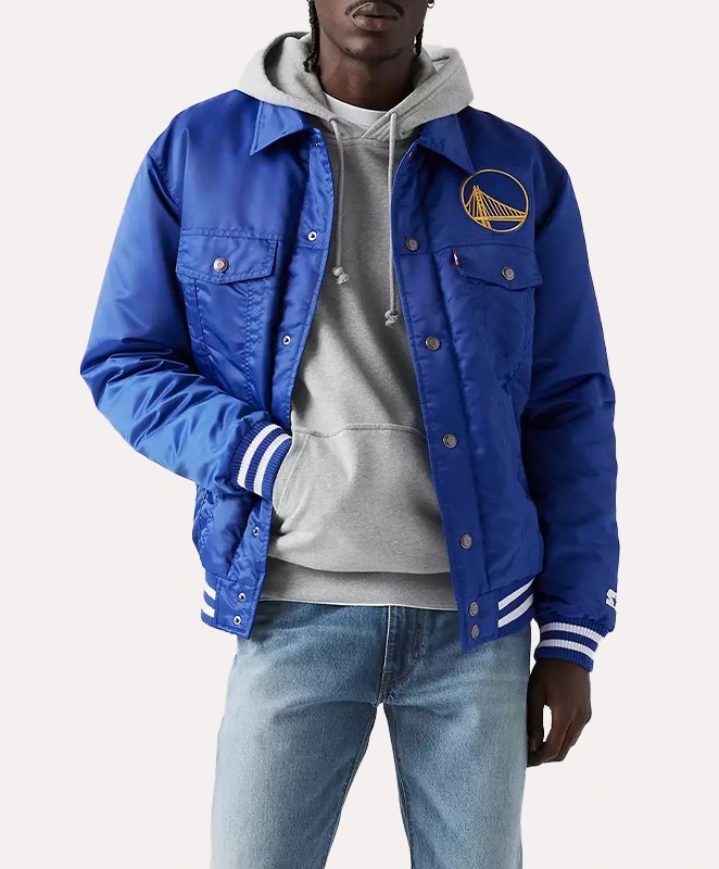 Levis X Starter Golden State Warriors Jacket - Image 3